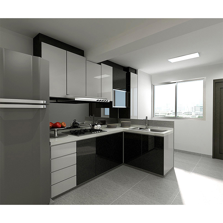 Tip-on kitchen cabinet Modern Simple Australian Style Kitchen Furniture Lacquer Kitchen Cabinets