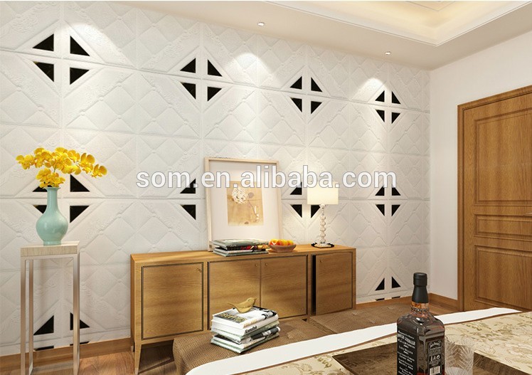 Self adhesive PE Foam wallpaper wall decoration 3d board