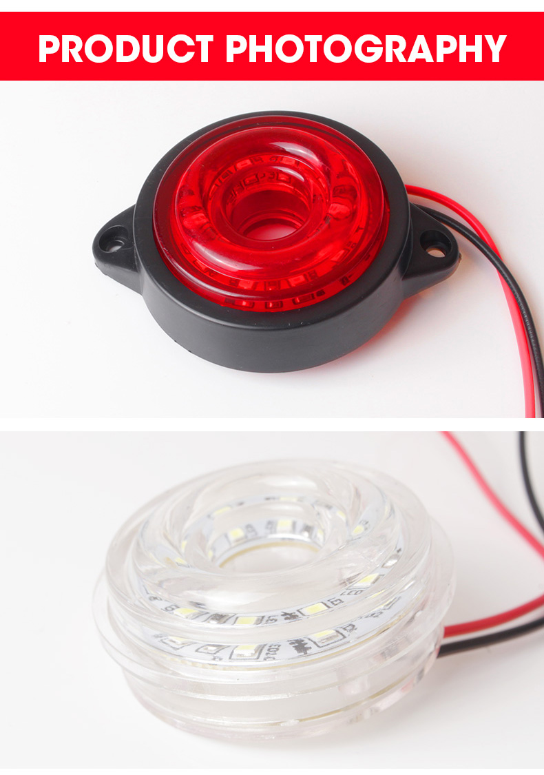 24v truck marker sidelight car led 24v unversail led light signal marker side led light 24v truck led light