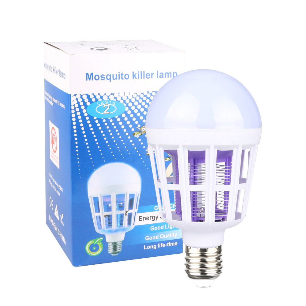 2 In 1 Mosquito Killer Lamp Anti Mosquito Killer Indoor Outdoor LED Anti Insect Bulb Light bug killer light 110V 220V E27 LED