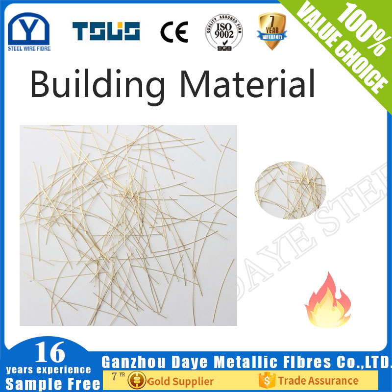 Concrete Steel Fiber Steel Straight wire fible Brass Coated Steel Fiber