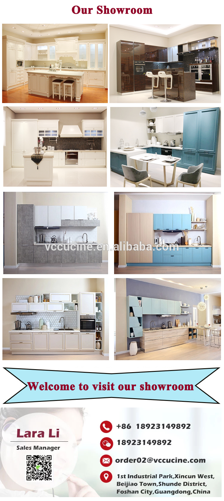 Foshan factory sale cheap kitchen cabinet