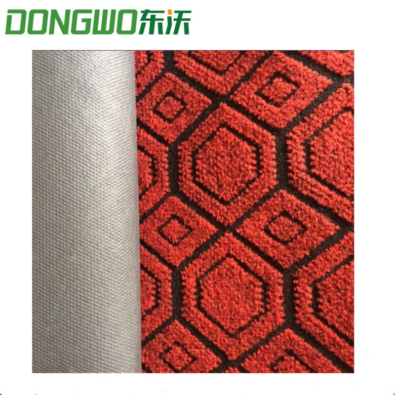 100% polyester Material  anti slip rubber outdoor carpet