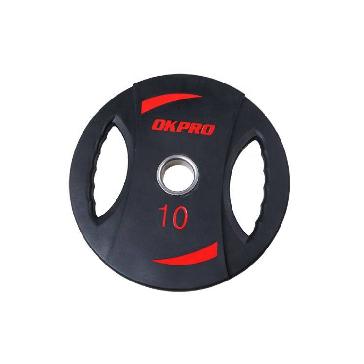 Weightlifting Plates Fitness 20kg Rubber Gym Weight Plate