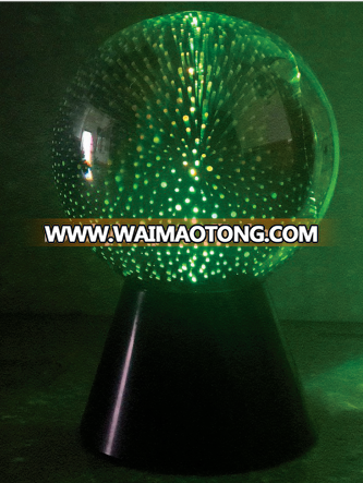 7 inch Flashing 3D Glass ball light