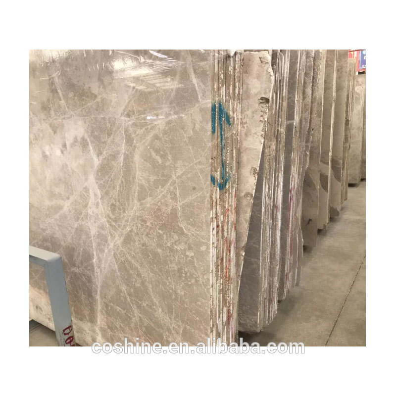 Low price polished Ash Marble Lights Grey Marble Slabs