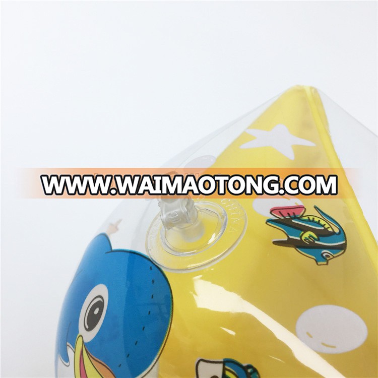 Fast delivery time PVC cartoon inflatable swimming arm bands for kids