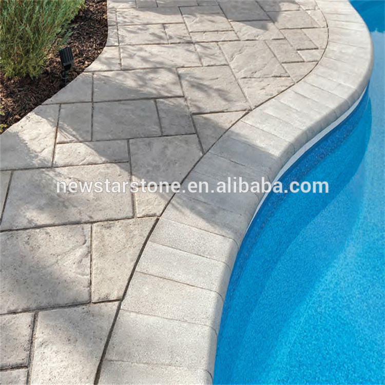 luxury swimming pool coping marble white color cut to size cheap travertine tiles