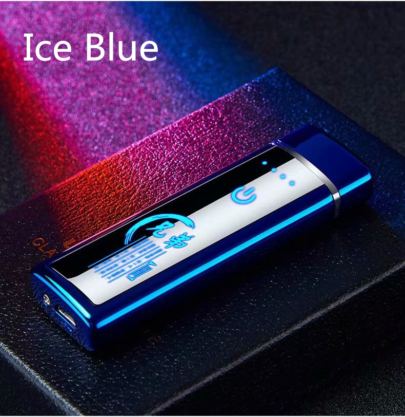 High-tech touch sensing double arc ignition lighter with gift box and custom logo