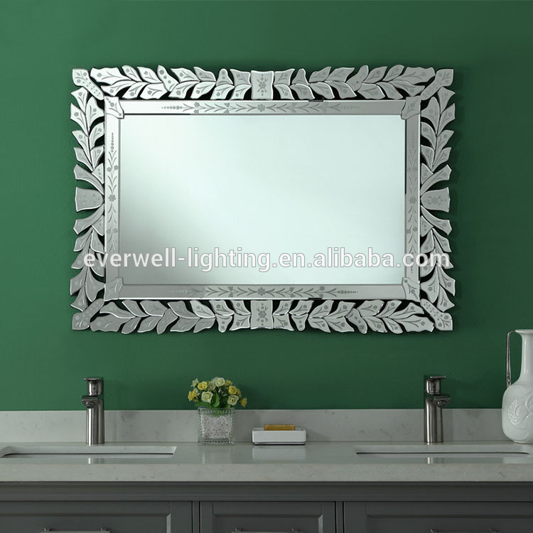 Modern design rectangle wall mirror