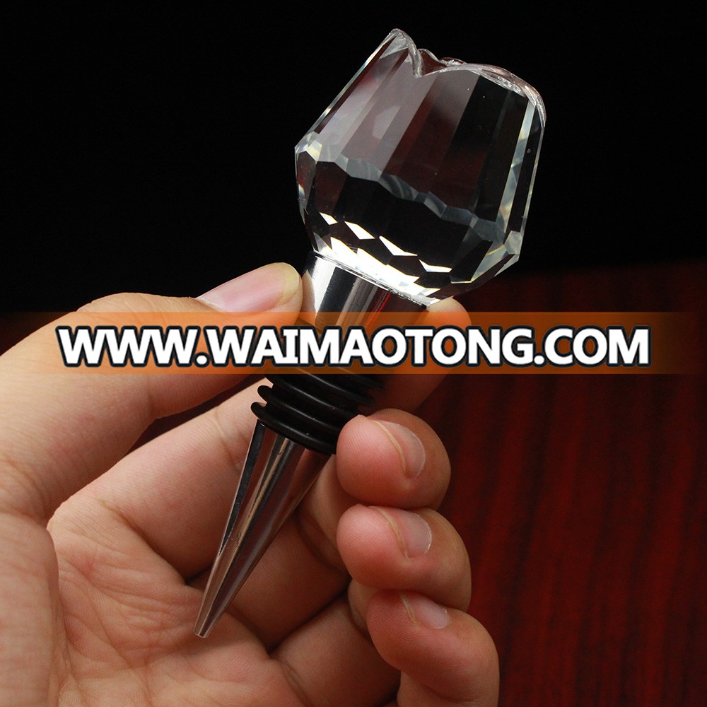 Shinning Crystal Rose Wine Stoppers Valentine Gifts