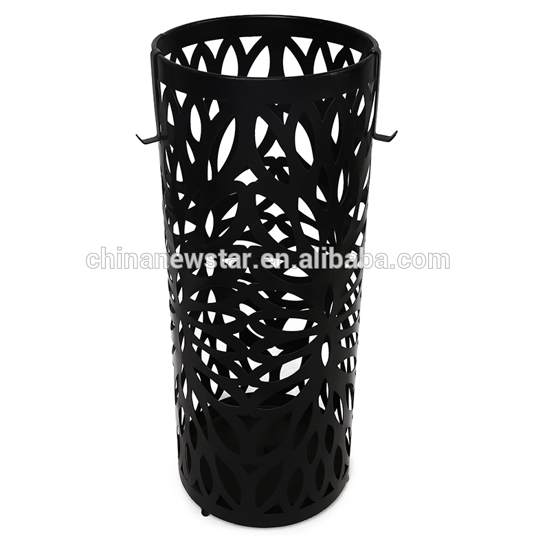 Metal Umbrella Stand Long Short Umbrella Rack Free Standing Holder for Canes Walking Sticks Round vs Square shape