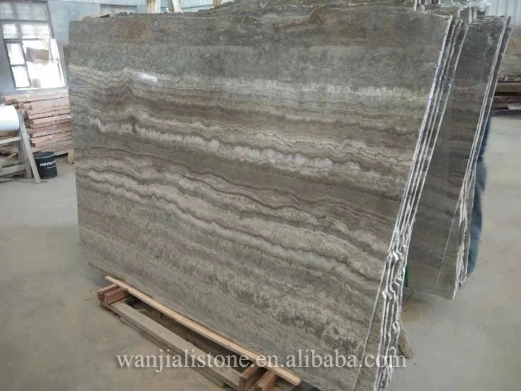 Customized Cheap Silver Gray Travertine With High quality For Floor Decoration