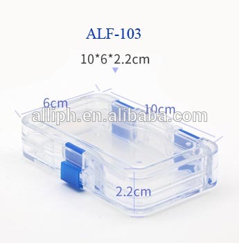 Denture teeth aligner case retainer box with round mirror case