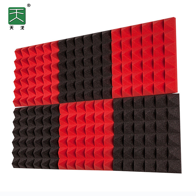 TianGe Black Pyramid Acoustic Panels Sound Absorbing Foam soundproof acoustic foam