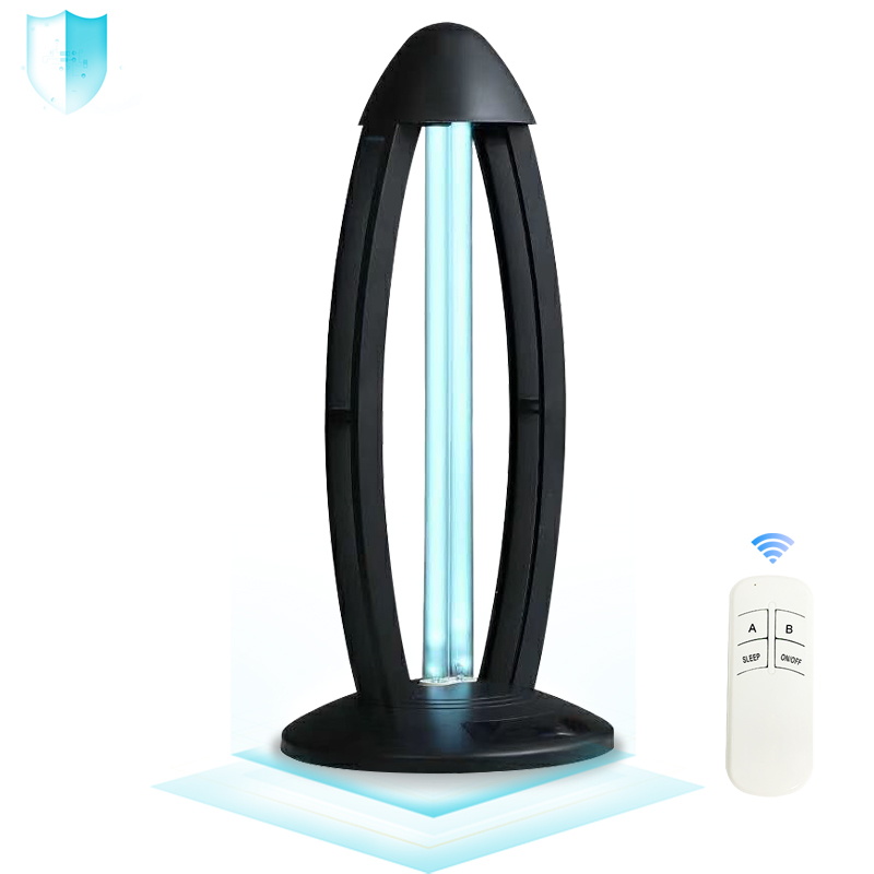 110V 38W Timed Remote Control Sterilization lamp Mobile Portable Sanitizer Disinfect Light Ultraviolet Germicidal Lamp