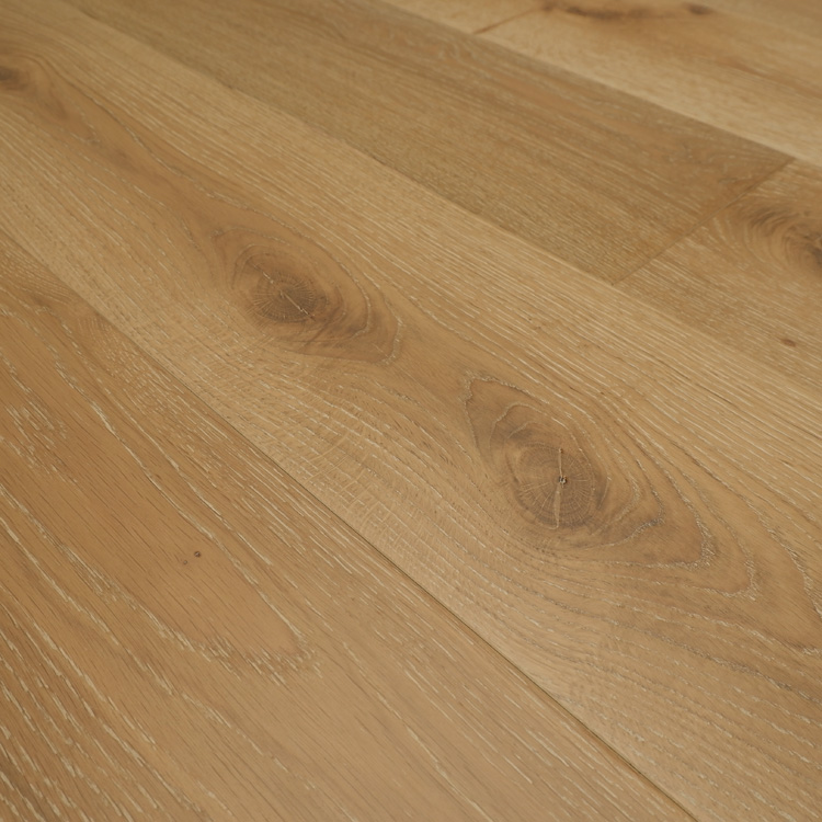 Smoked and white limed  French oak multiplex wood flooring