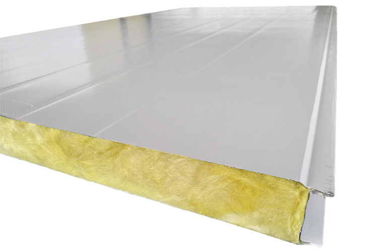 Interior & exterior glasswool sandwich panel board fencing for warehouse building