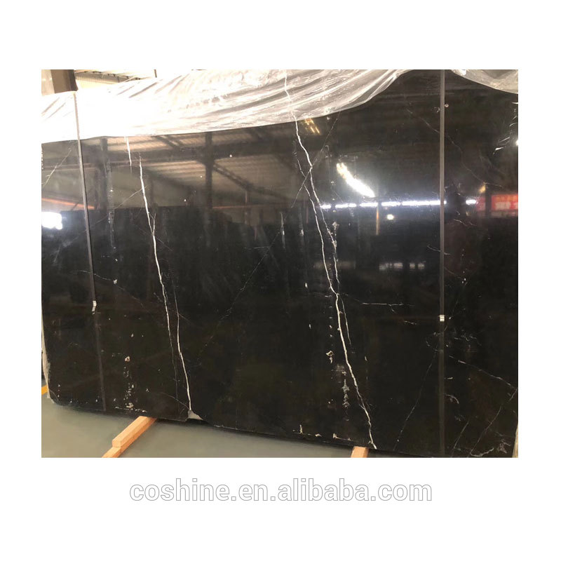 China Black Nero Marquina Marble Big Slab Best Price