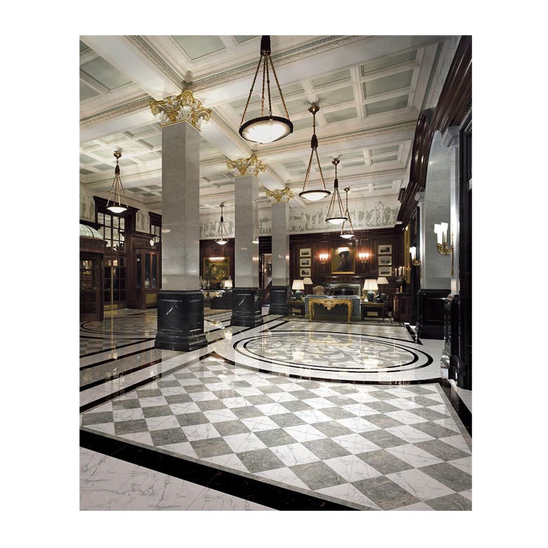 Hotel flooring pattern custom spain crema marfil marble colors water jet marble medallion