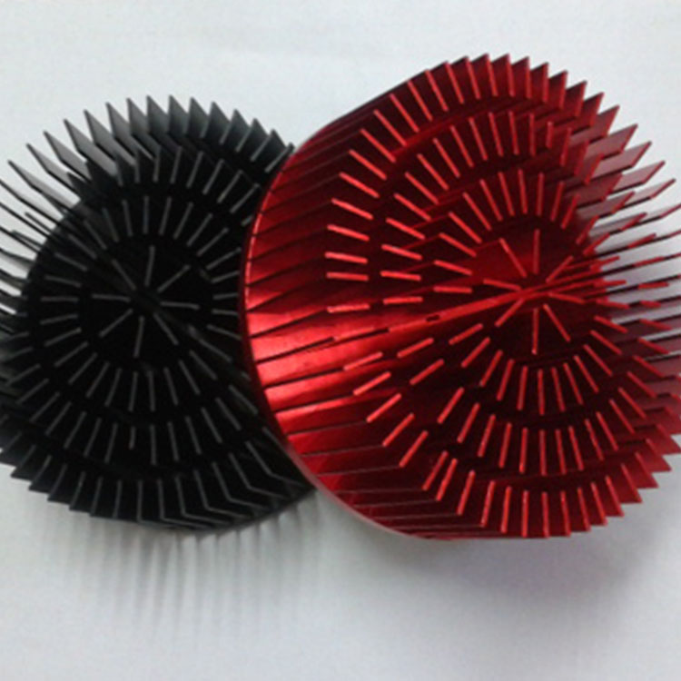 Presspin aluminium heatsink for power leds