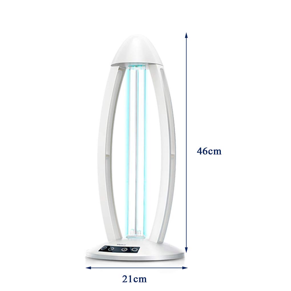 110V 38W Timed Remote Control Sterilization lamp Mobile Portable Sanitizer Disinfect Light Ultraviolet Germicidal Lamp