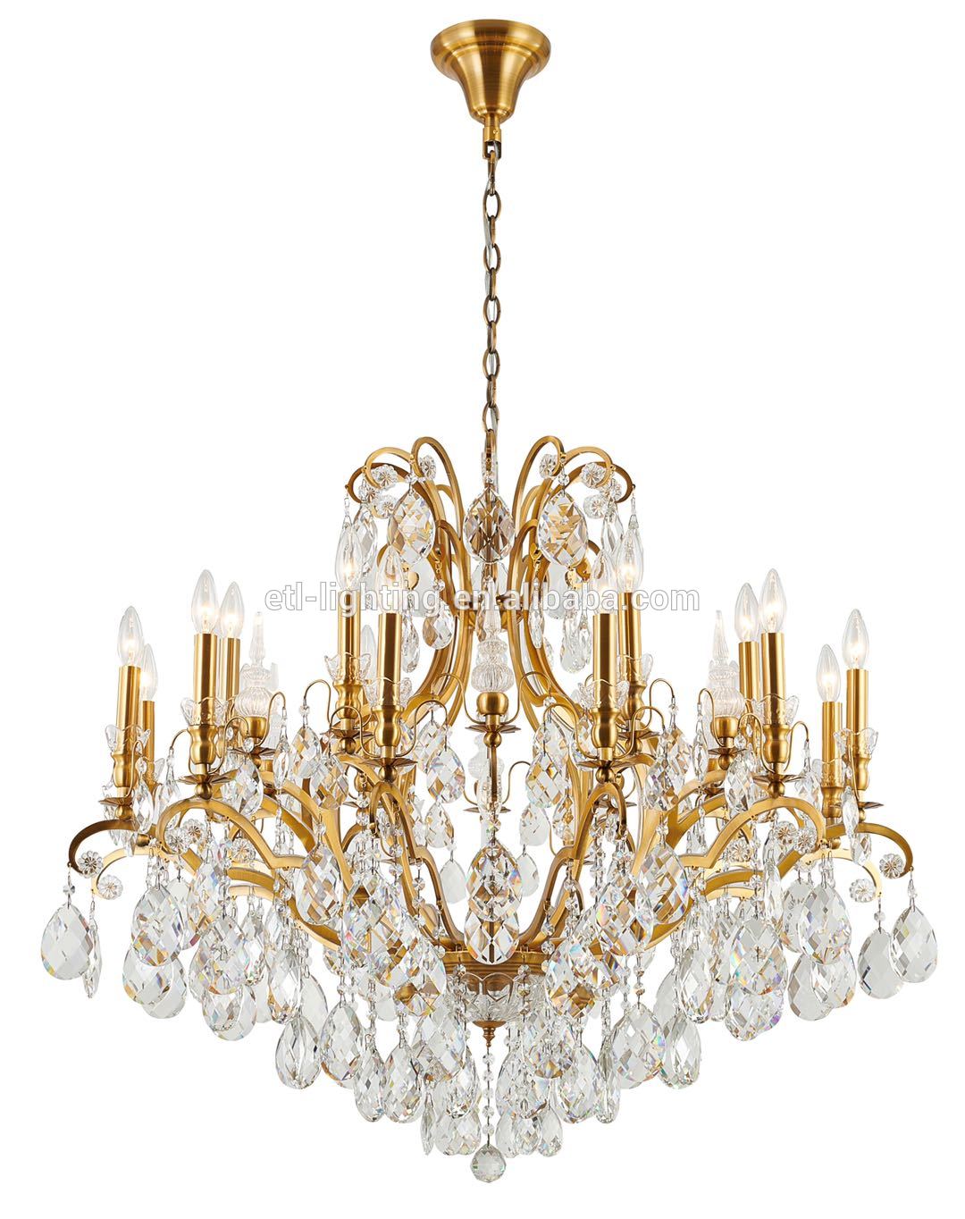 America Asfour crystal chandelier crystal pendant lighting for wedding center ETL89142