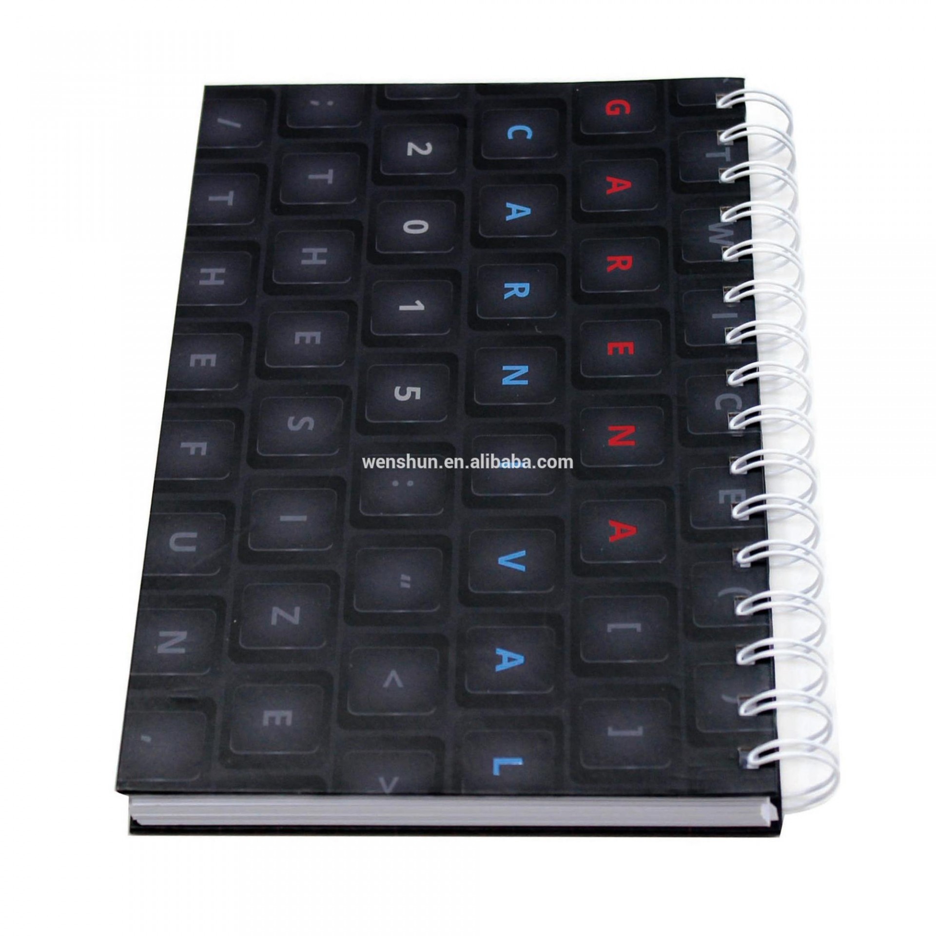 Wholesale 4 Color Printing 5x7 Spiral Hardcover Sublimation Notebook