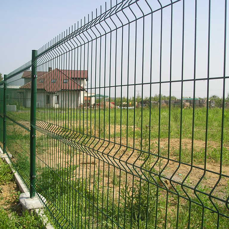 Cheap Factory Decorative 3d wire mesh fence panel powder coated 3d floding wire mesh fencing