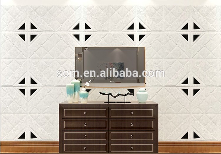 Self adhesive PE Foam wallpaper wall decoration 3d board