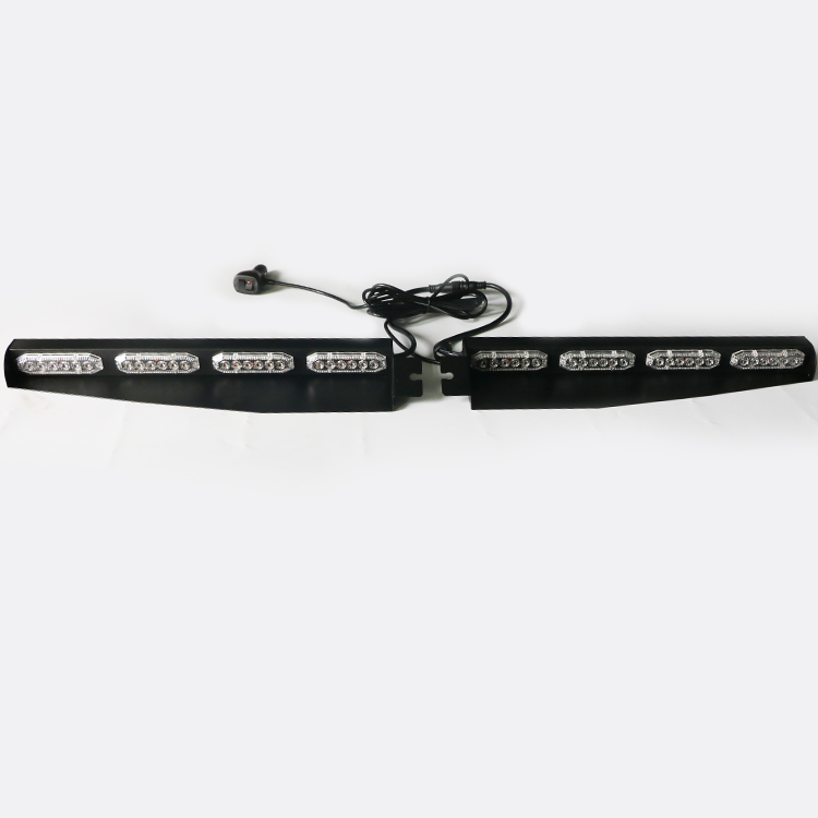 Dash deck lightbar with 12W black light for roadway signal