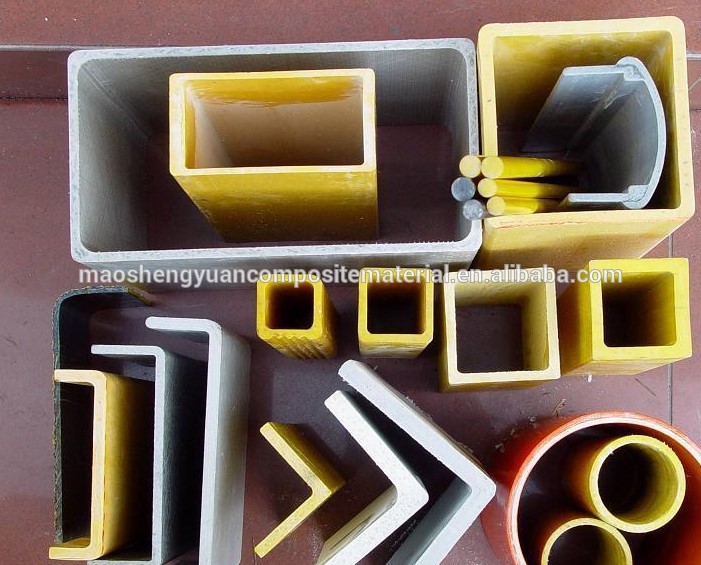 Factory  supply FRP fiberglass square Tube Made by Pultrusion Process