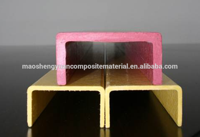 High strength  Pultruded profiles fiberglass  channel  FRP  U channel