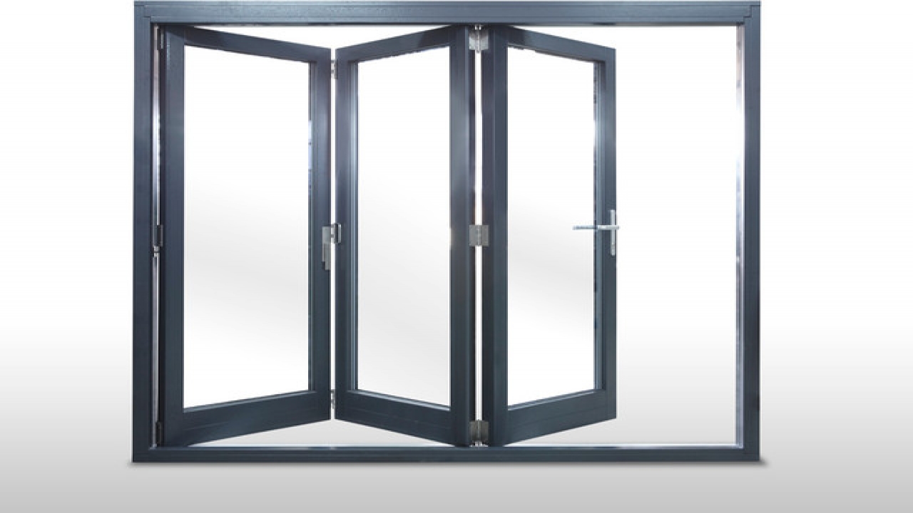 aluminum glass folding/ bifold/ bi folding doors windows