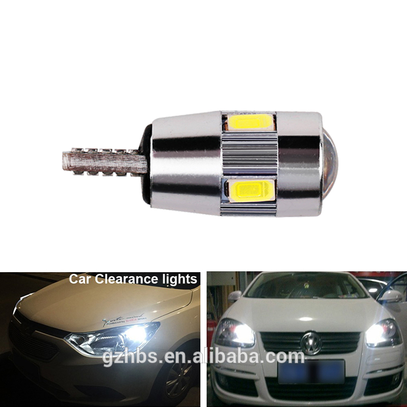 Hotselling super bright t10 bulb t10 5w5 canbus car led auto bulb