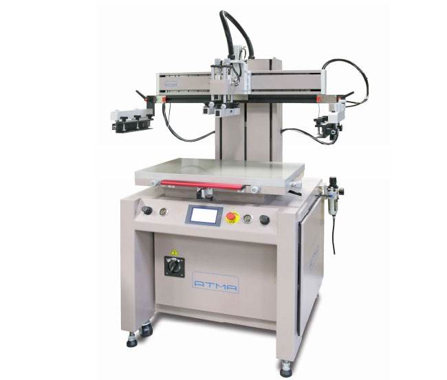 ATMA 220V 570W Pneumatic Flat Screen Printer Screen Printing Press