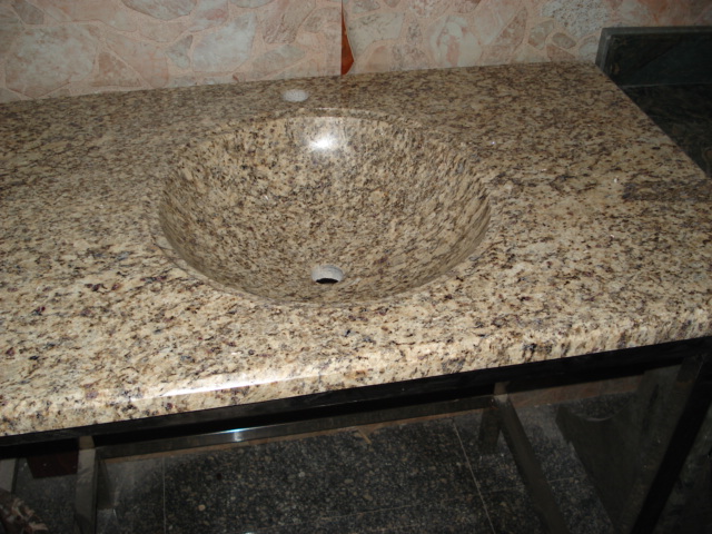 Countertop with Integrated Sink