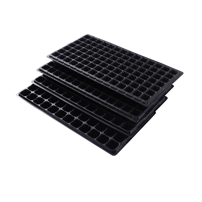 agricultural greenhouse plastic nursery seed pot seeding tray cells plug tray plastic seeding tray