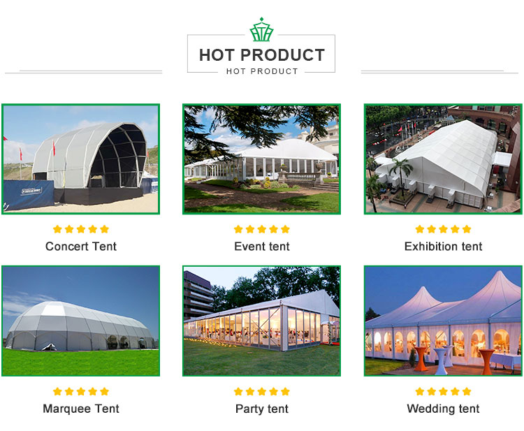 Outdoor 10x40m Low Price Large Wedding Tent with Roof Lining