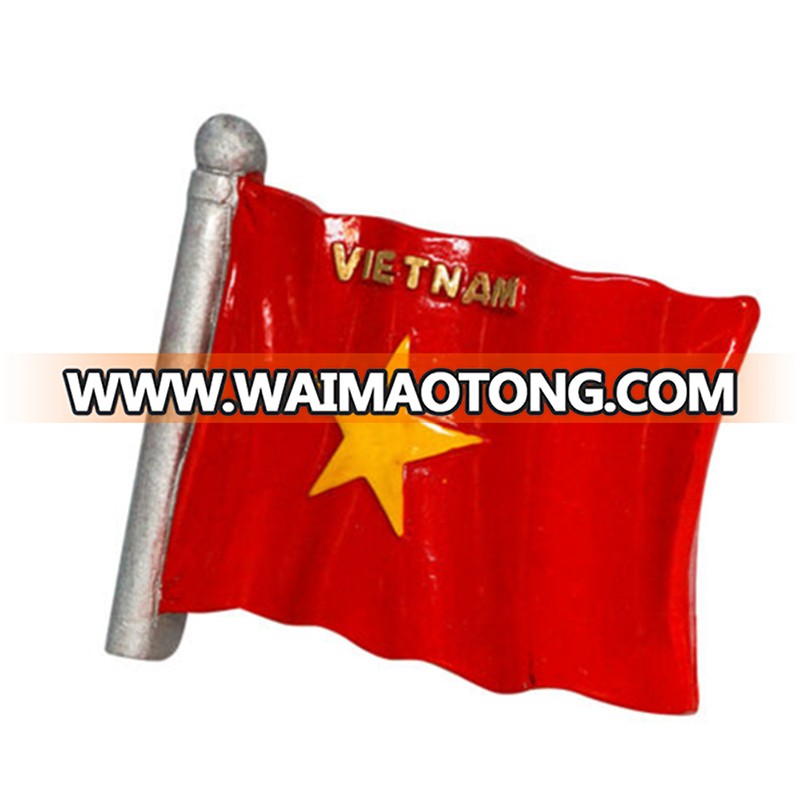 Resin Polished Vietnam Tourist Souvenirs Fridge Magnet