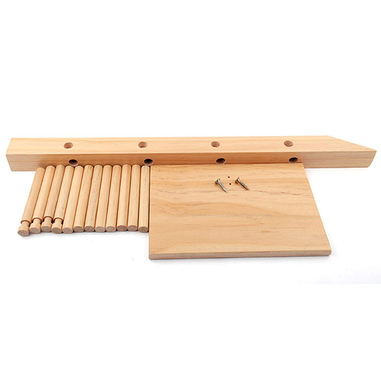 5 Layers Single Row DIY Demountable Sunglasses Holder Glasses Stand Shelf Bamboo Display  Rack