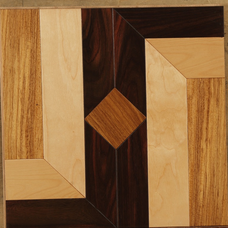 Customs made Solid Wood Art Parquet wood flooring