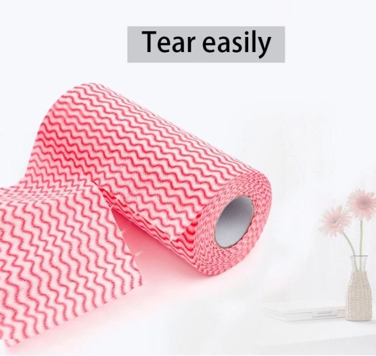 Versatile use viscose&polyester perforated cleaning cloth