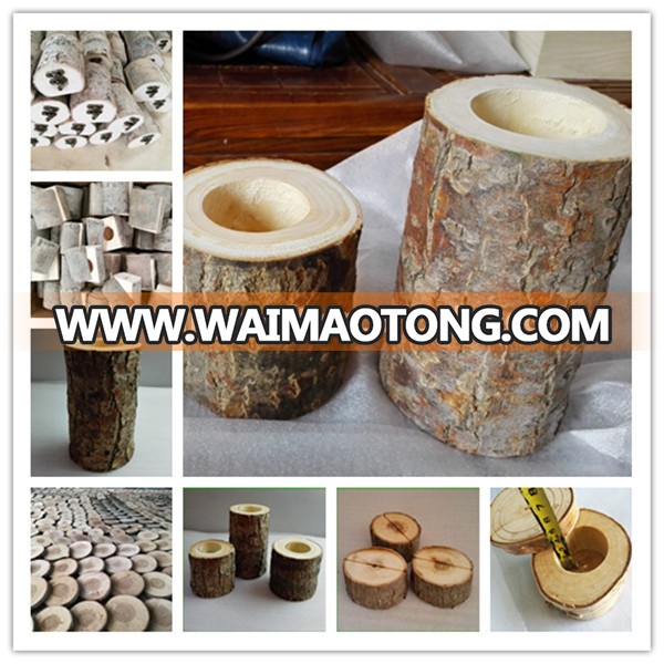 Wholesale OEM Driftwood Log Planter Wood Flower Pots