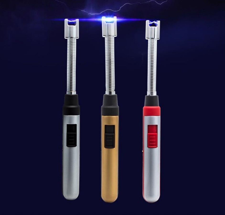 Flameless Electronic  Kitchen Lighter Electric Pulsed Arc lighters Rechargeable Ignition USB BBQ Lighters