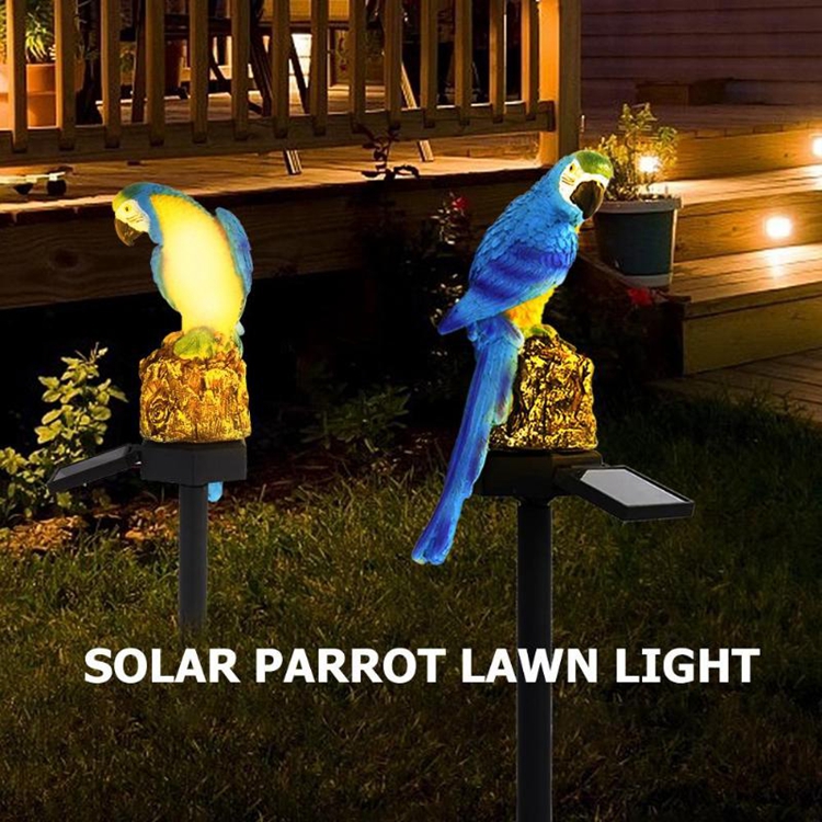 Parrot Solar Light Fake Parrot Waterproof IP65 Outdoor Solar Powered Led Path Lawn Yard Garden Lamps