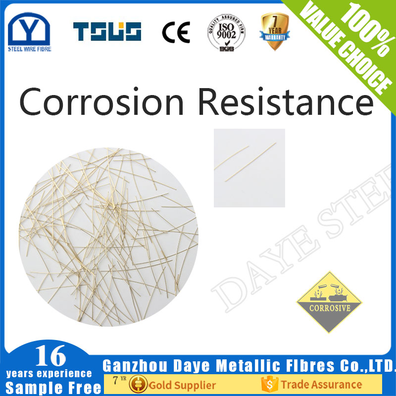 Concrete Steel Fiber Steel Straight wire fible Brass Coated Steel Fiber