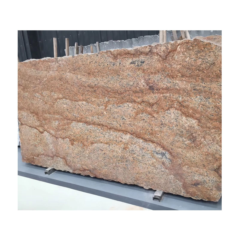 Natural Stone Butterfly Beige Impala Gold Madura Gold Granite Slabs For Kitchen Project