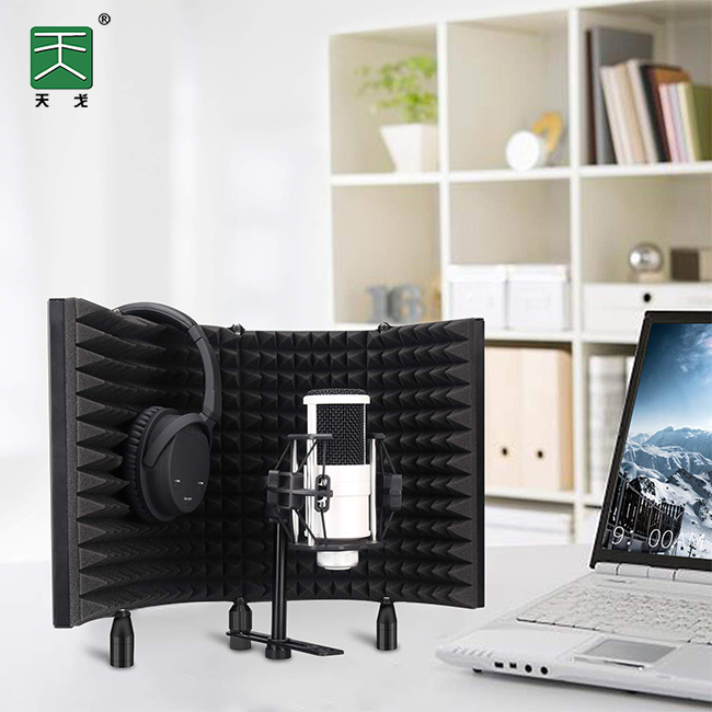 TianGe High Density Chcarcoal Color Acoustic Foam Panels Durable Acoustic PU Panels Sound Proof Foam