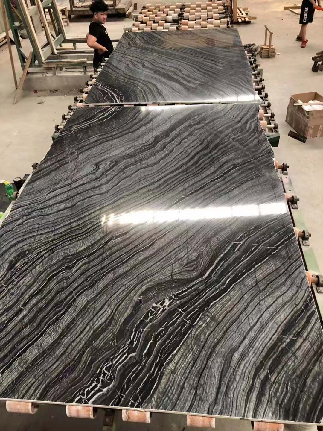 Black Marble Flooring Zebra Black Marble Slab